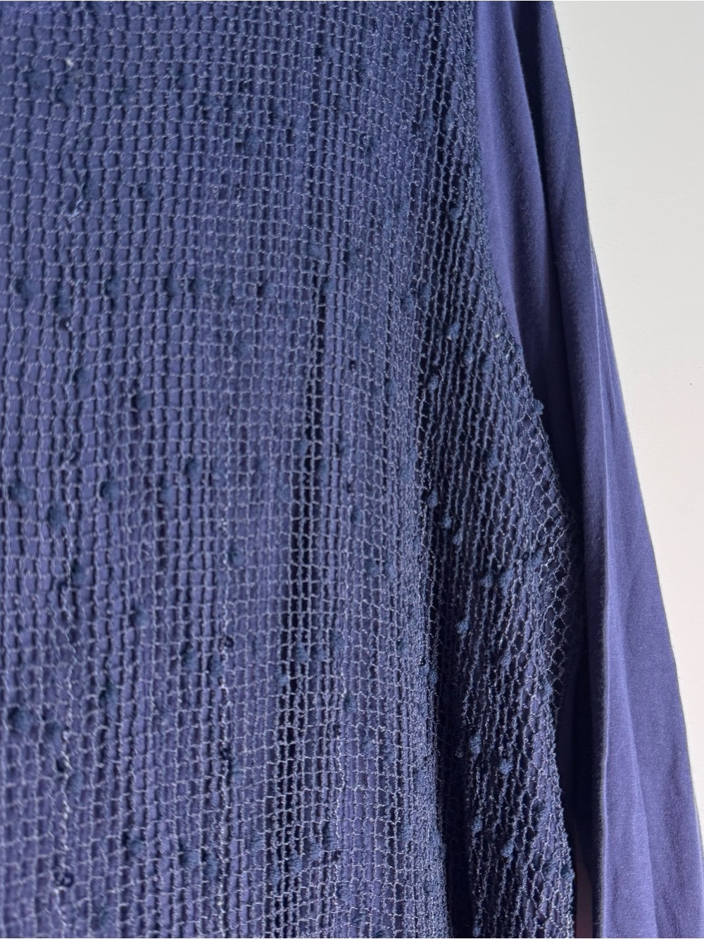 Cupio Curvy 3X Purple Fairycore Tunic Lace Crochet Lagenlook Boho Top - Picture 3 of 6